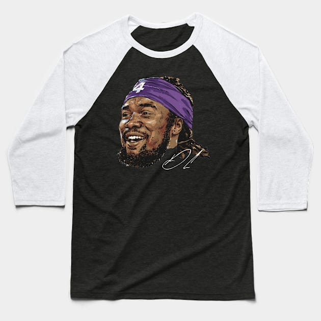 Dalvin Cook Minnesota Smile Baseball T-Shirt by Buya_Hamkac